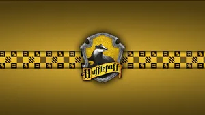 Harry Potter Houses Hufflepuff Yellow Wallpaper