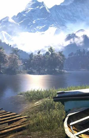 Haunting Beauty Of Kyrat’s River - Far Cry 4 Hd Phone Wallpaper Wallpaper
