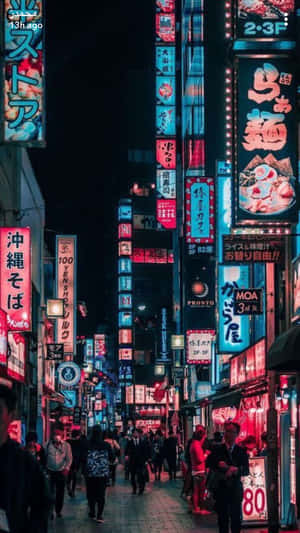 Have An Unforgettable Phone Experience With This Compact Japanese Phone Wallpaper