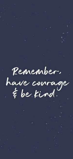 Have Courage Motivational Iphone Wallpaper