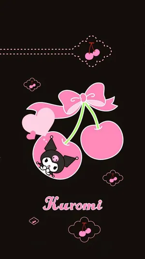 Have Fun With Kuromi On The Iphone! Wallpaper