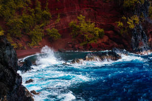 Hawaii Red Sand Beach Wallpaper