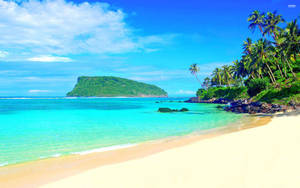 Hawaii White Sand Beach Wallpaper