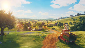 Hay Day The Valley Sunlight Wallpaper