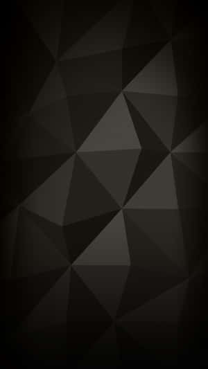 Hd Abstract Geometric Black Phone Wallpaper