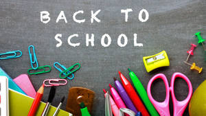 Hd Back-to-school Banner Design Wallpaper