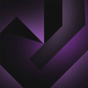 Hd Dark Purple And Black Geometric Wallpaper