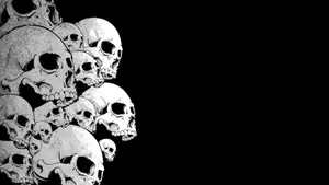 Hd Skull Pile Wallpaper