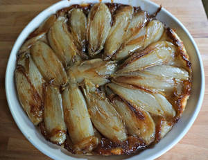 Hearty Belgian-style Baked Endive Vegetable Pie Wallpaper