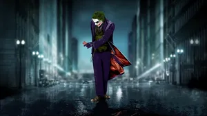 Heath Ledger Joker Dancing Wallpaper