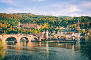 Heidelberg Castle In Autumn Wallpaper