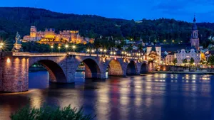 Heidelberg Castle Night Life Wallpaper