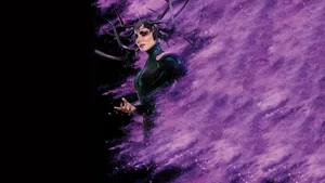 Hela, The Goddess Of Death In Menacing Stance Wallpaper