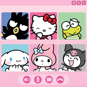 Hello Kitty And Friends Enjoying A Fun Day Together Wallpaper