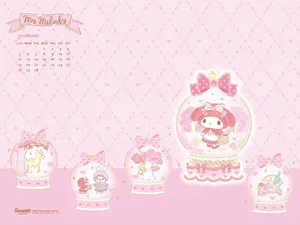 Hello Kitty Calendar Wallpaper Wallpaper