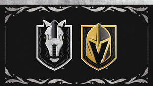 Henderson Silver Knights And Vegas Golden Knights Wallpaper