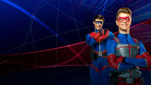 Henry Danger With Captain Man Wallpaper