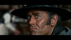 Henry Fonda In The Iconic Role As Frank In Once Upon A Time In The West Wallpaper