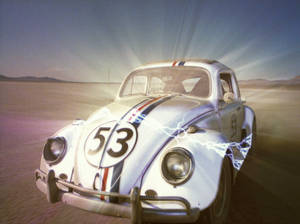 Herbie Fully Loaded Glowing In The Desert Wallpaper
