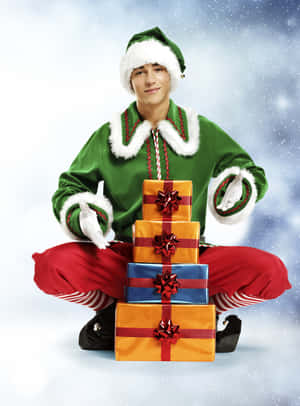 Here Come The Christmas Elves! Wallpaper