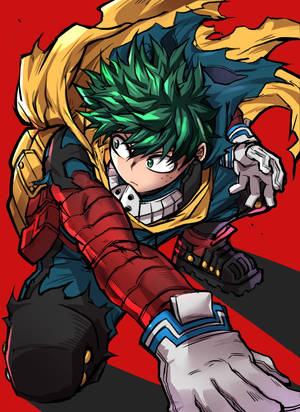 Hero Anime Character Deku Pfp Wallpaper