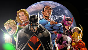 Heroes Unite - Justice Society Of America Earth 2 Wallpaper