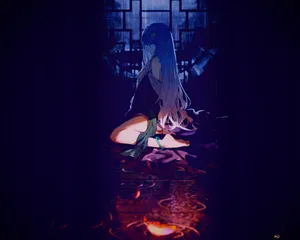 Herrscher Sad Woman Honkai Wallpaper