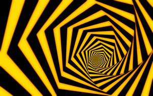 Hexagon-like Hypnosis Patterns Wallpaper