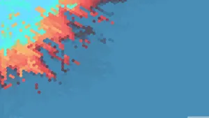 Hexagonal Geometric Artwork Wallpaper