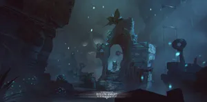 Hiding Away In The Forgotten Depths Of Hollownest Wallpaper