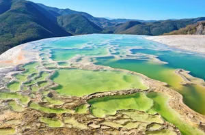 Hierve El Agua In Oaxaca Wallpaper