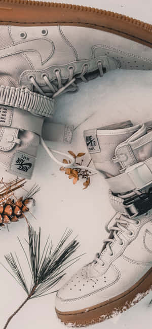 High Cut Nike Af1 Aesthetic Wallpaper