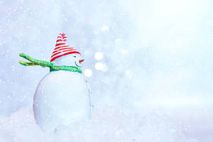 High Resolution Christmas Snowman Wallpaper