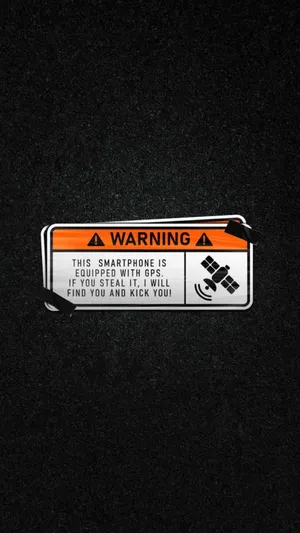 High-risk Danger Alert Sign Wallpaper