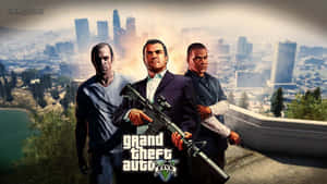 High Speed Action With Gta 5 Desktop Wallpaper