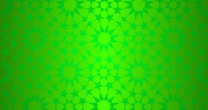 Hijau Star Abstract Wallpaper