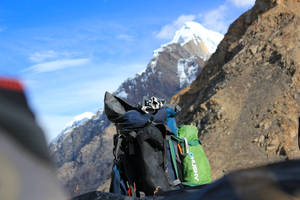 Hiking In The Mountains Of Kyrgyzstan Wallpaper