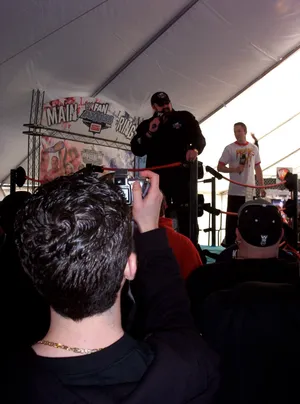 Hillbilly Jim In Wwe Event 2006 Wallpaper