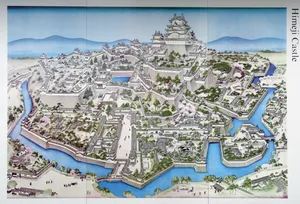 Himeji Castle Bird's Eye View Wallpaper