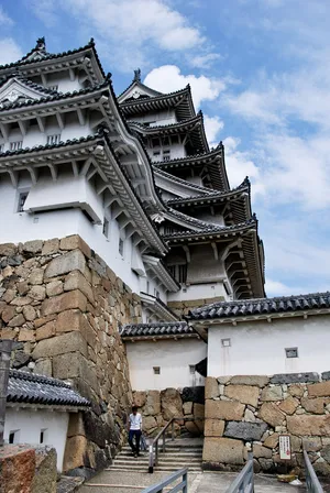 Himeji Castle From Within Its Premises Wallpaper