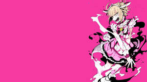 Himiko Toga In Pink Dress Wallpaper