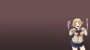 Himiko Toga Minimalist Art Wallpaper