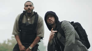 Hip-hop Artist Joyner Lucas Performs On Stage. Wallpaper