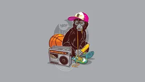 Hip Hop Monkey Wallpaper