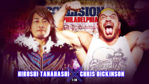Hiroshi Tanahashi And Chris Dickinson Poster Wallpaper