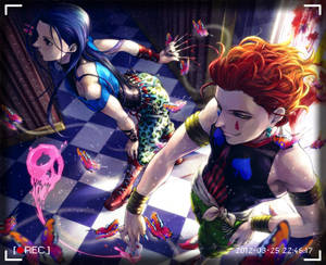 Hisoka And Illumi From Anime Hunter X Hunter Wallpaper