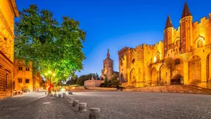 Historical Landmark Avignon Palace Wallpaper