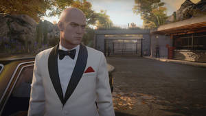 Hitman 2 In White Tuxedo Wallpaper