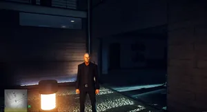 Hitman 2018 Agent 47 In Dark Loft Wallpaper