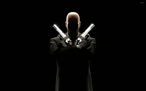 Hitman In Darkness Desktop Wallpaper